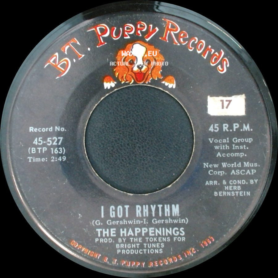 The Happenings - I Got Rhythm / You're In A Bad Way side A