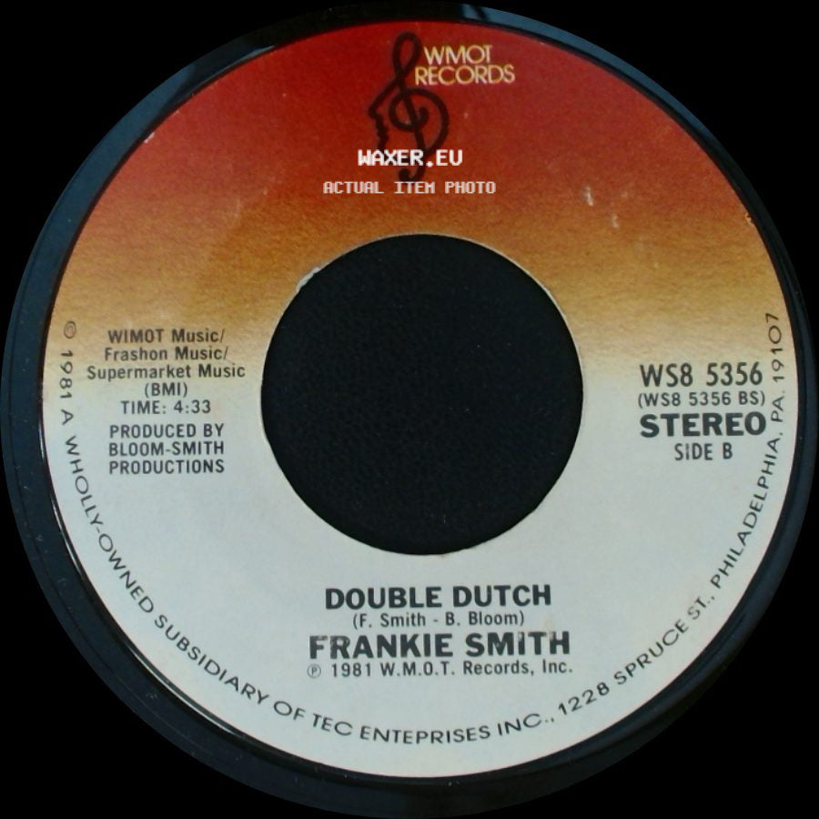 Frankie Smith - Double Dutch Bus / Double Dutch side B
