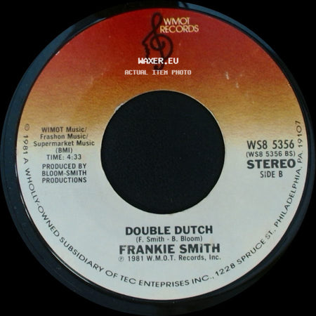 Frankie Smith - Double Dutch Bus / Double Dutch side B