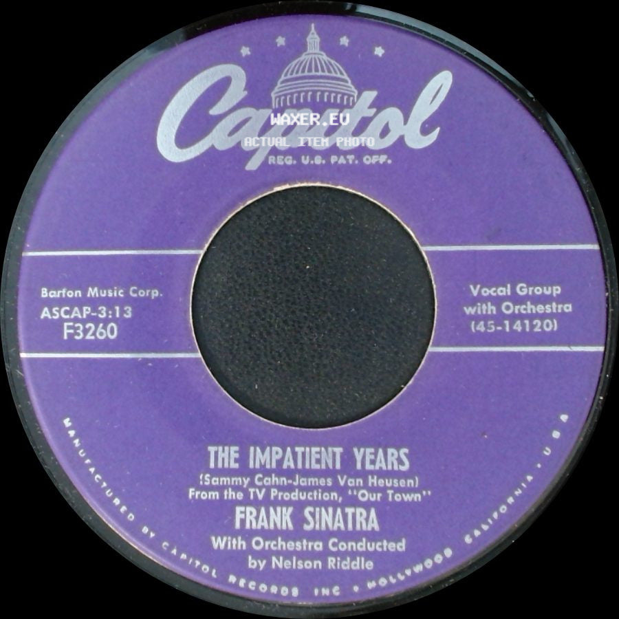 Frank Sinatra - The Impatient Years / Love And Marriage side A