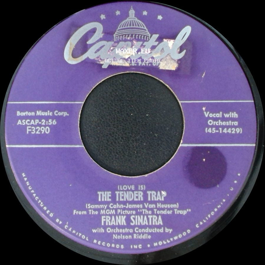 Frank Sinatra - Weep They Will / (Love Is) The Tender Trap side B