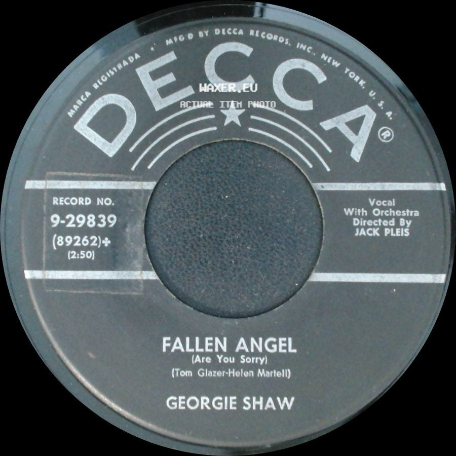 Georgie Shaw - To You, My Love / Fallen Angel (Are You Sorry) side B