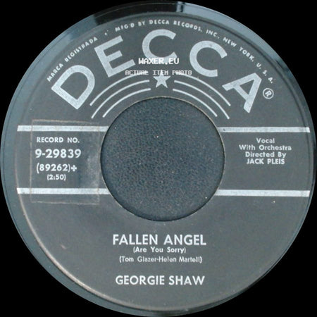 Georgie Shaw - To You, My Love / Fallen Angel (Are You Sorry) side B