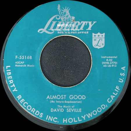 David Seville / The Chipmunks - Almost Good / The Chipmunk Song side A