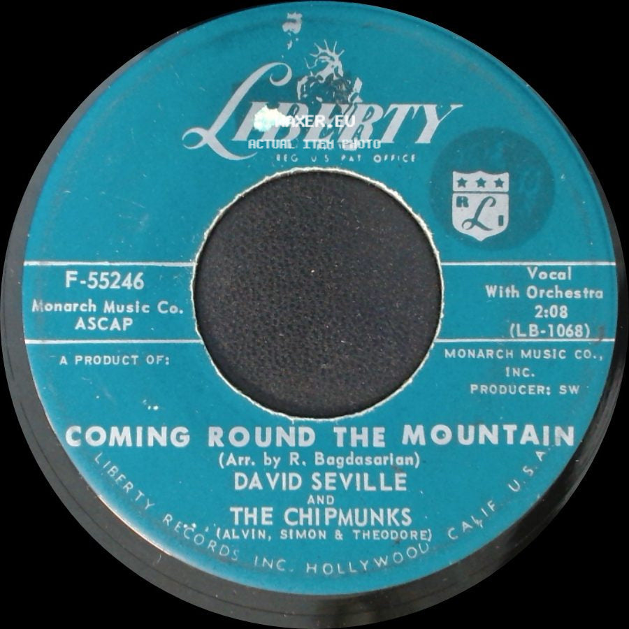 David Seville And The Chipmunks - Coming Round The Mountain / Sing A Goofy Song side A