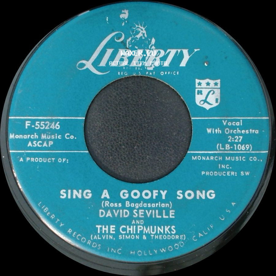 David Seville And The Chipmunks - Coming Round The Mountain / Sing A Goofy Song side B