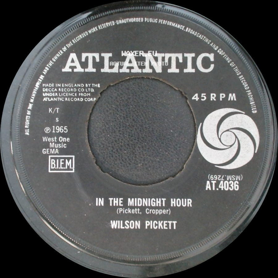 Wilson Pickett - I'm Not Tired / In The Midnight Hour side B