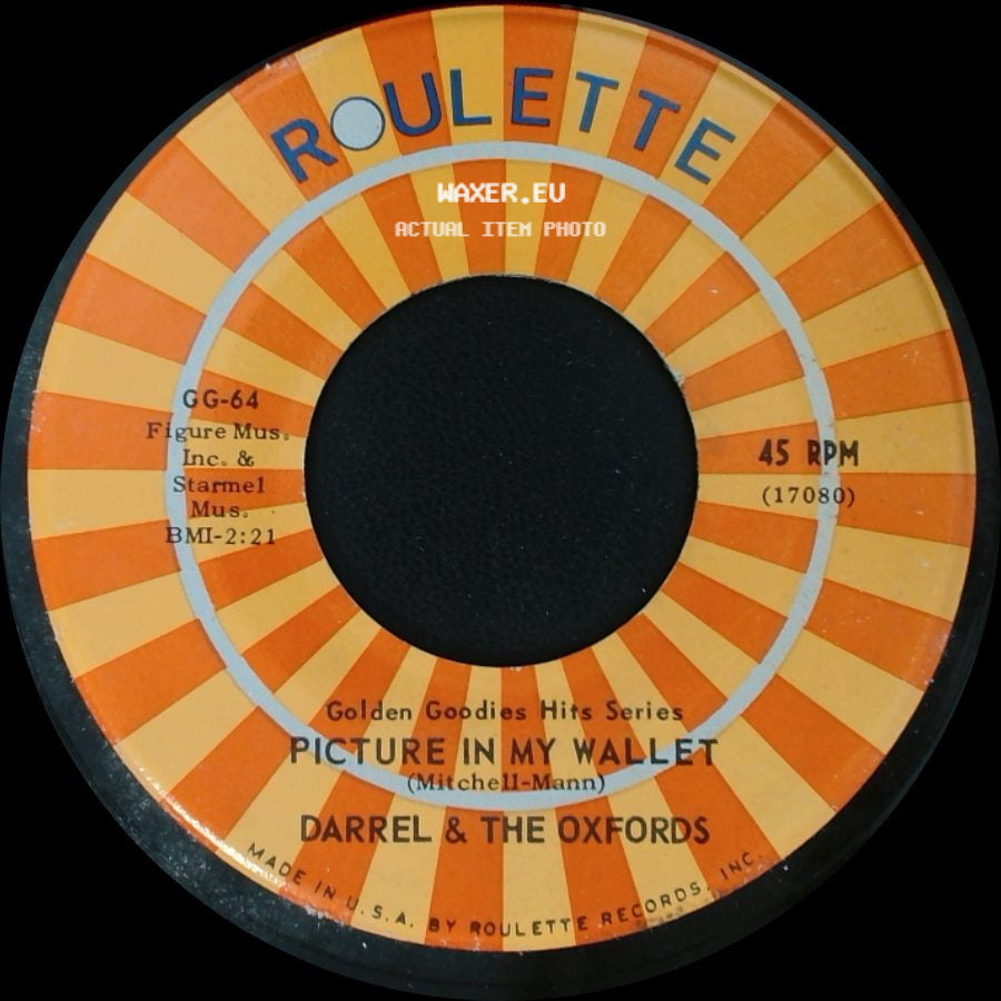 The Devotions / Darrel & The Oxfords - Rip Van Winkle / Picture In My Wallet side B