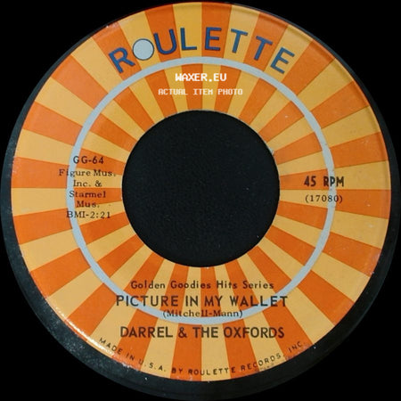 The Devotions / Darrel & The Oxfords - Rip Van Winkle / Picture In My Wallet side B