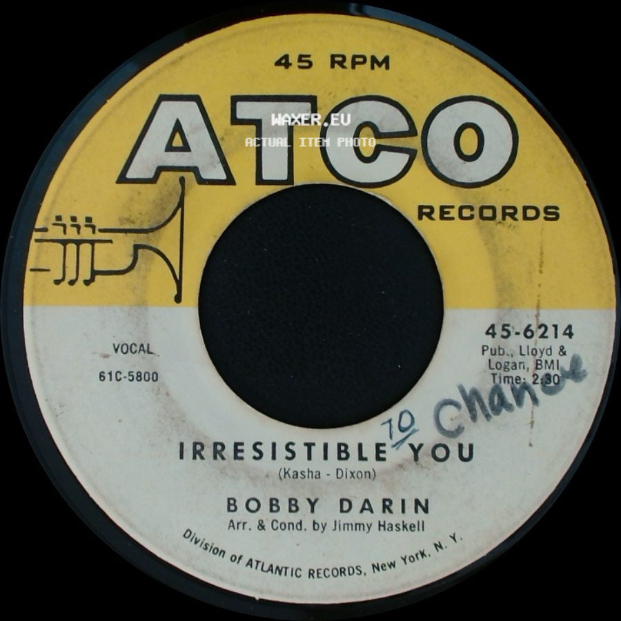 Bobby Darin - Irresistible You / Multiplication side A