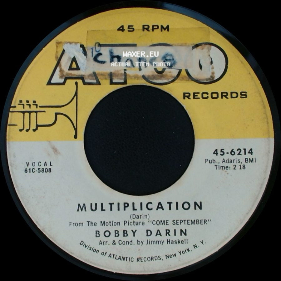 Bobby Darin - Irresistible You / Multiplication side B