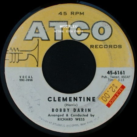 Bobby Darin - Tall Story / Clementine side B