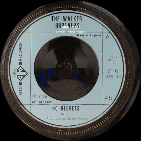 The Walker Brothers - Remember Me / No Regrets side B