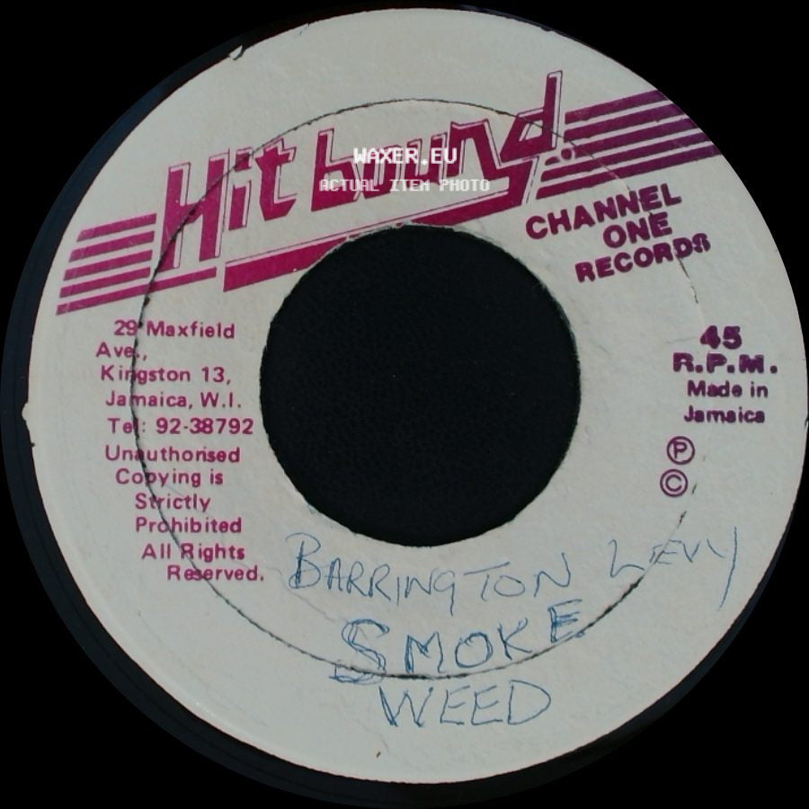Barrington Levy - Unknown Title A / Unknown Title B side B
