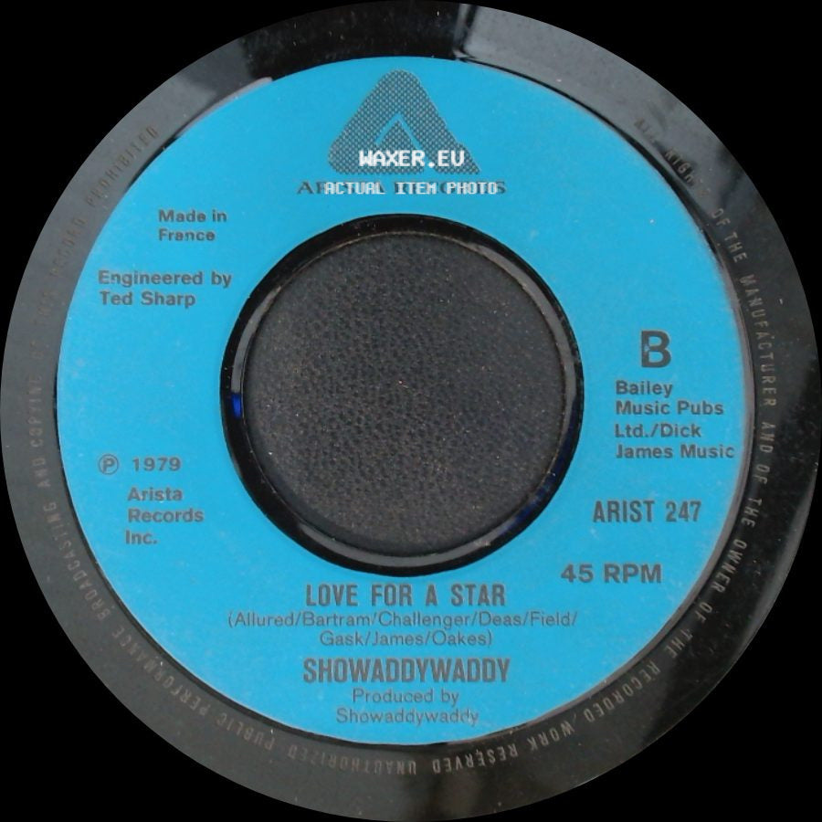 Showaddywaddy - Remember Then / Love For A Star side B