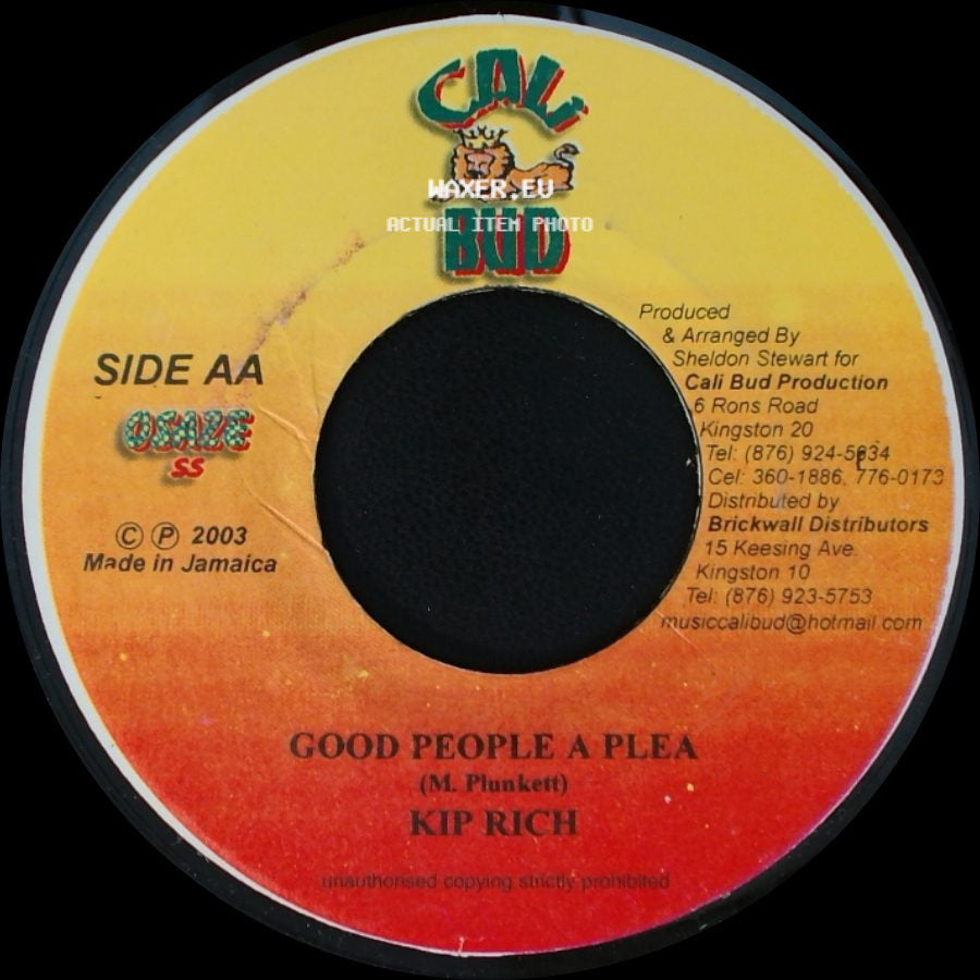 Louie Culture / Kip Rich - Nothing Else We Don't Want / Good People A Plea side B