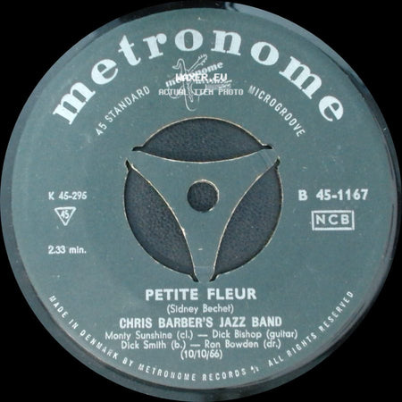 Chris Barber's Jazz Band - Petite Fleur / Wild Cat Blues side A