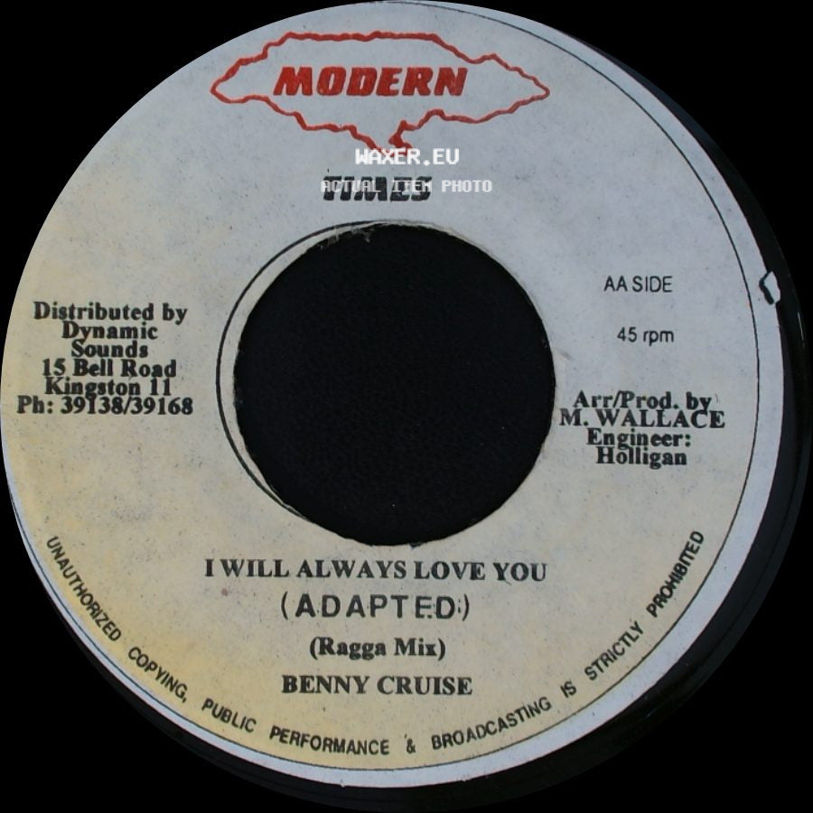 Benny Cruise - Version / I Will Always Love You (Adapted) (Ragga Mix) side B