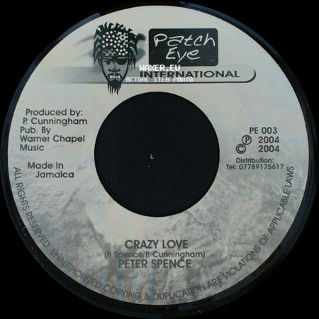 Mighty Sons Of David / Peter Spence - Love At First Sight / Crazy Love side B