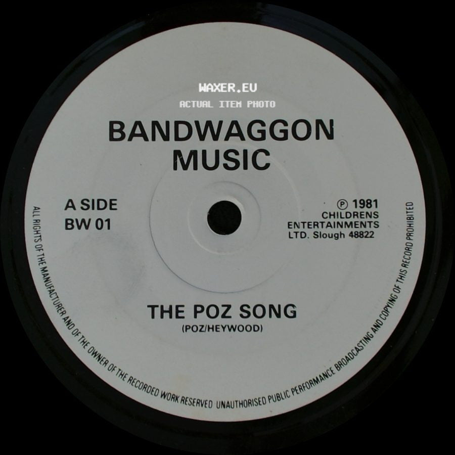 Rob Goodwin & Bandwaggon - The Poz Song / Santa's Here side A