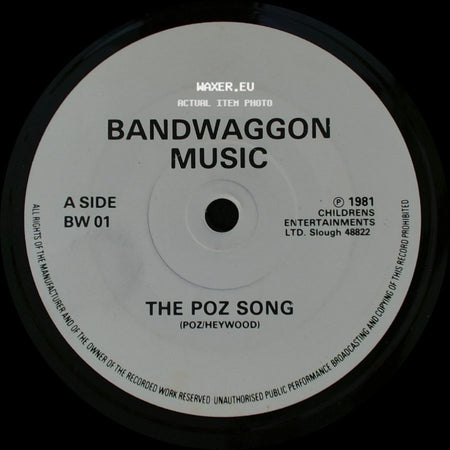 Rob Goodwin & Bandwaggon - The Poz Song / Santa's Here side A