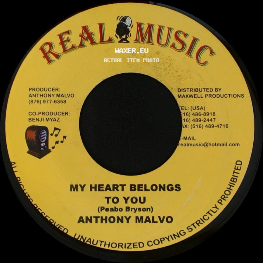 Anthony Malvo - My Heart Belongs To You / Version side A