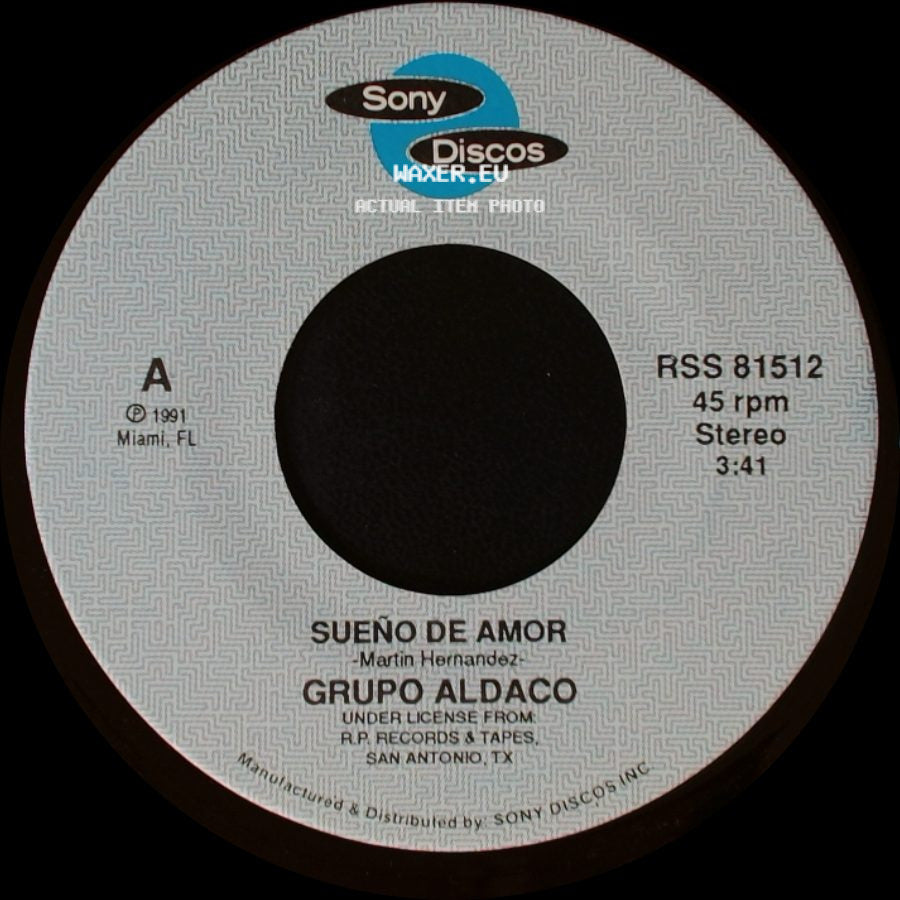 Grupo Aldaco - Sueno De Amor / Sueño De Amor side A