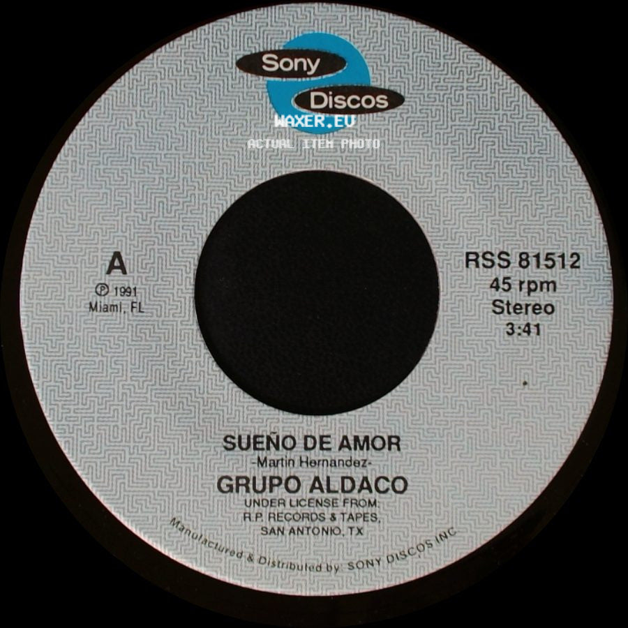 Grupo Aldaco - Sueno De Amor / Sueño De Amor side B