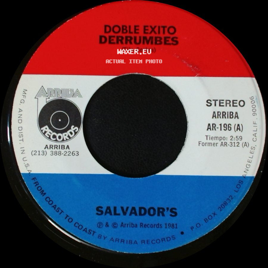 Salvador's - Doble Exito Como Dios Manda (La Otra) / Doble Exito Derrumbes side B