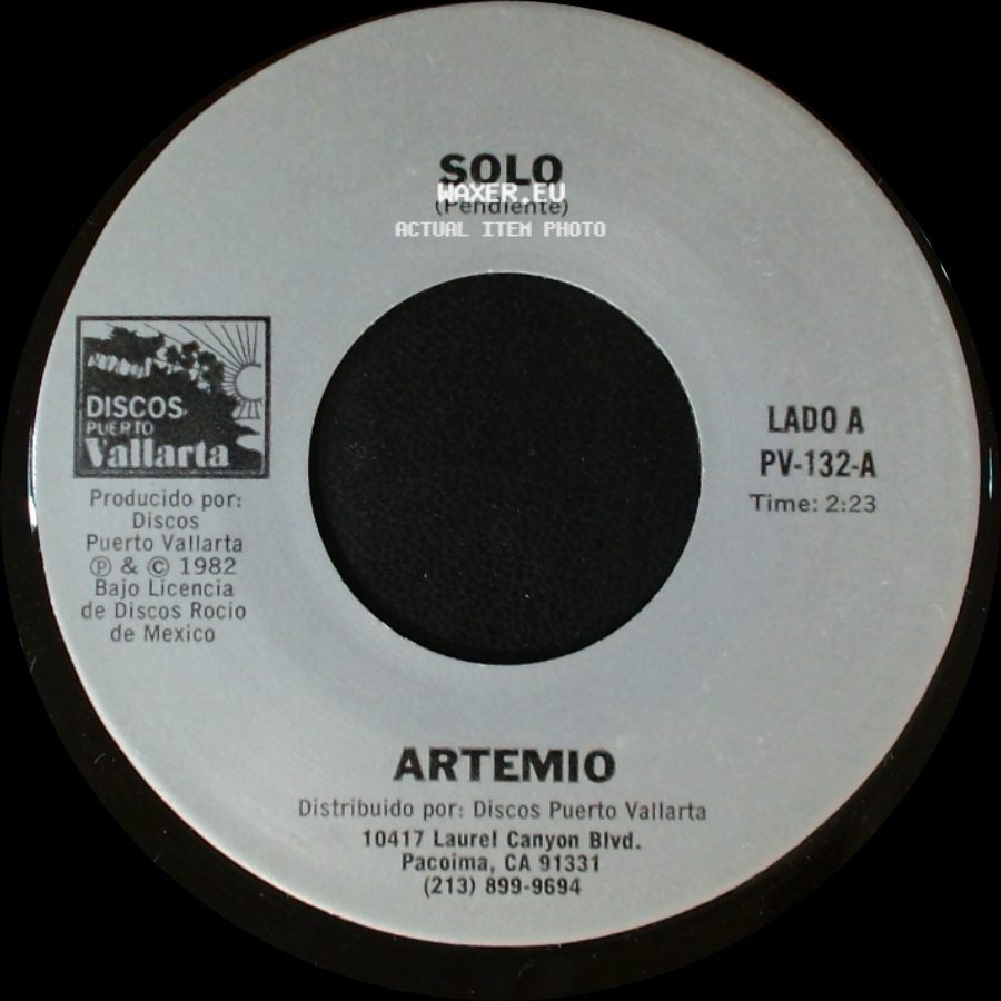 Artemio - Solo (Pendiente) / Con La Misma Moneda side A