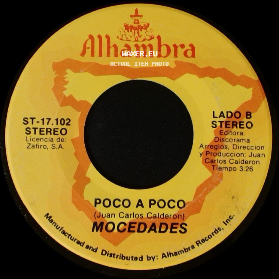Mocedades - La Barca De Oro / Poco A Poco side B