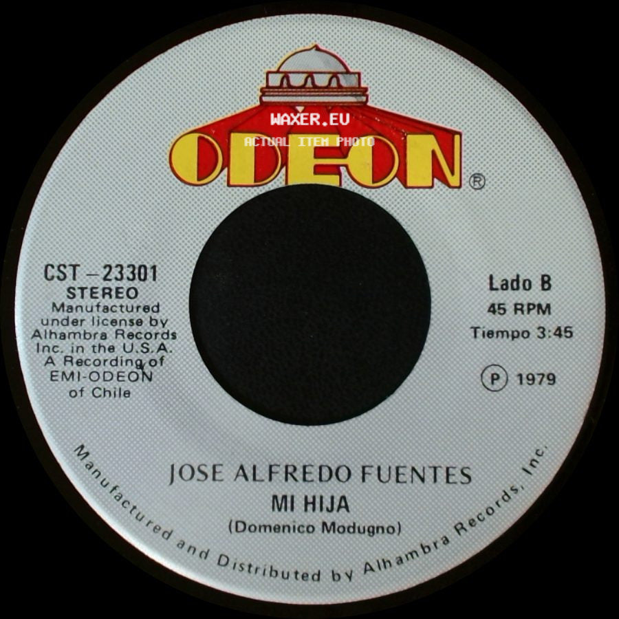 Jose Alfredo Fuentes - Mar Y Cielo / Mi Hija side B