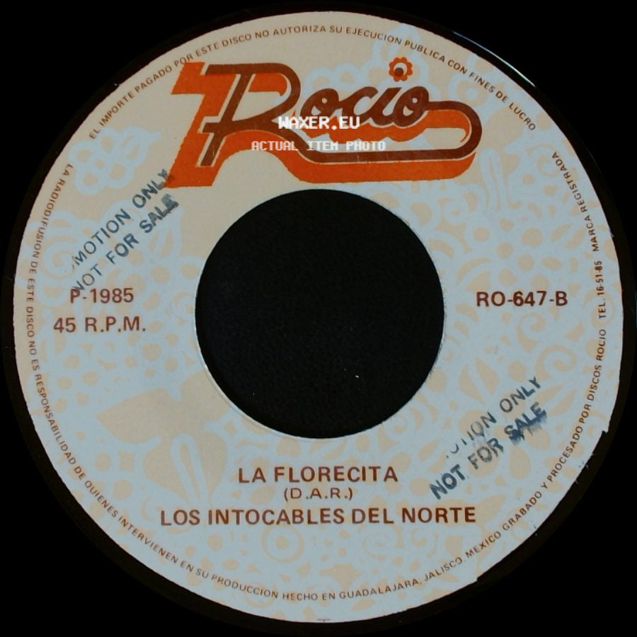 Catarino Y Los Rurales / Los Intocables Del Norte - Los Intocables Del Norte / La Florecita side B