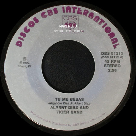 Albert Diaz And Tiger Band - Palomita / Tu Me Besas side B