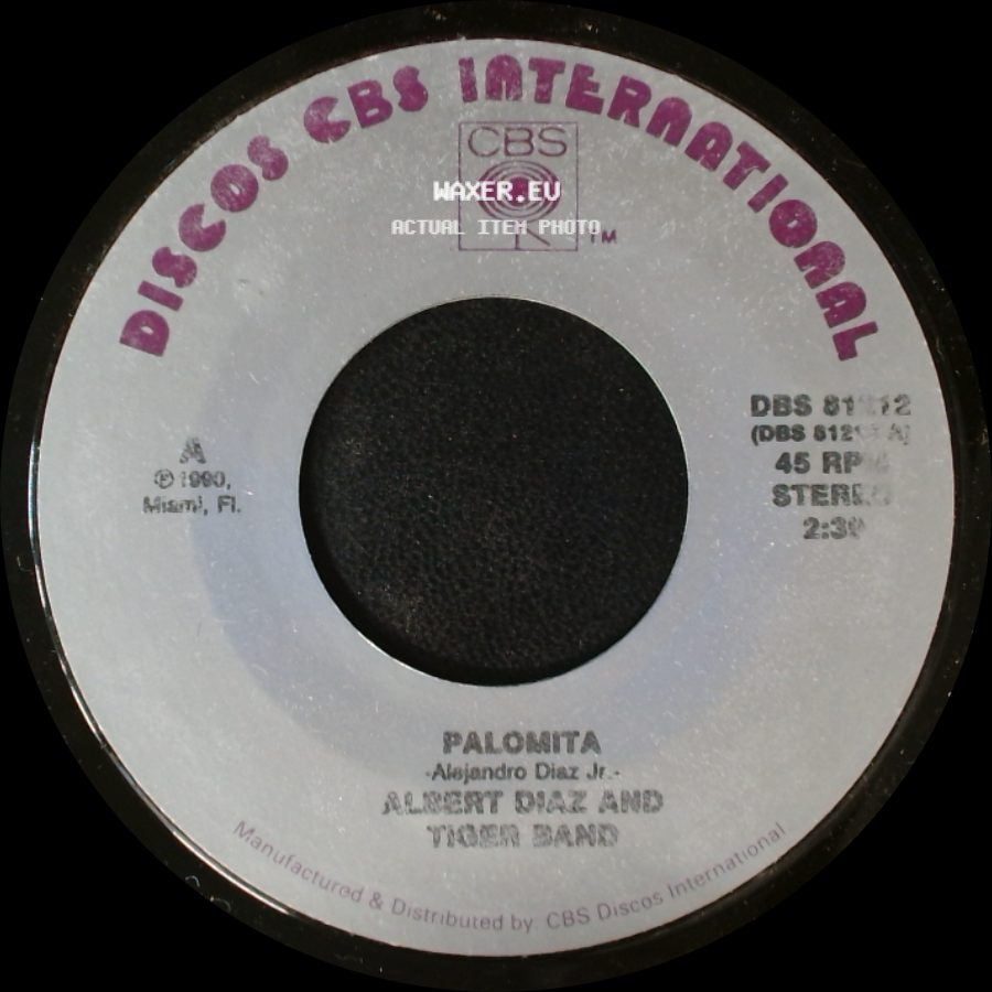 Albert Diaz And Tiger Band - Palomita / Tu Me Besas side A