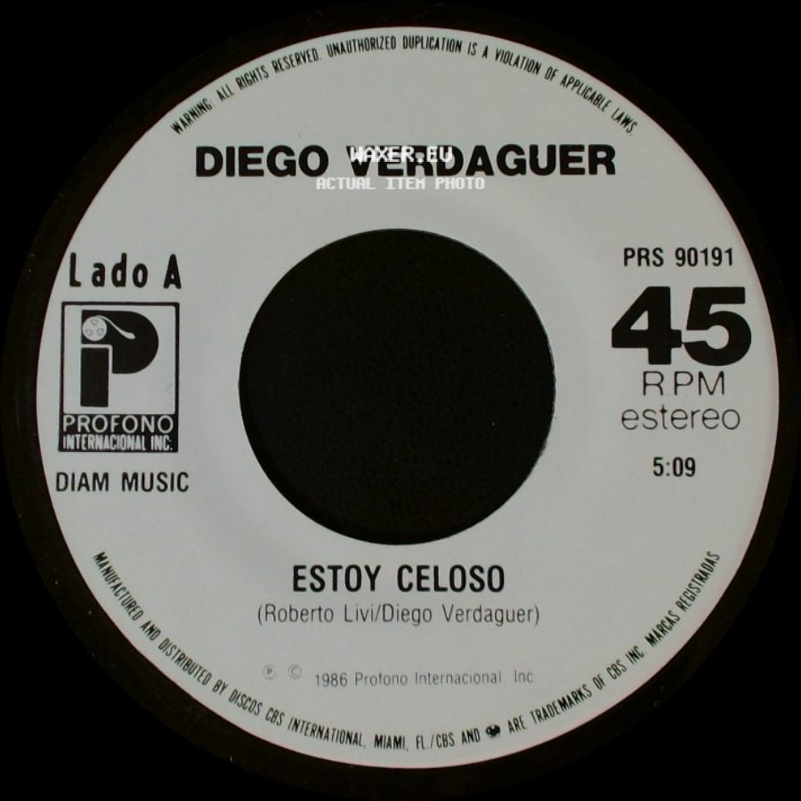 Diego Verdaguer - Estoy Celoso / Chiquilla side A