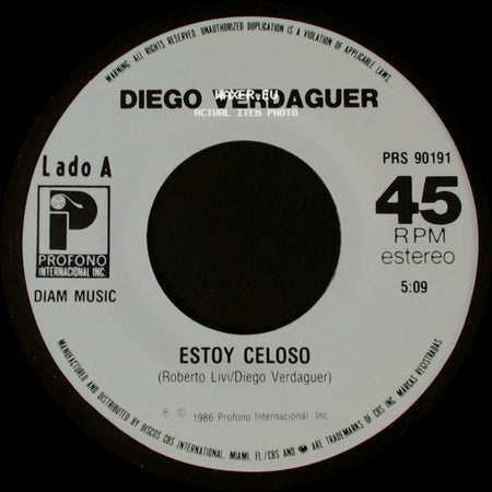 Diego Verdaguer - Estoy Celoso / Chiquilla side A