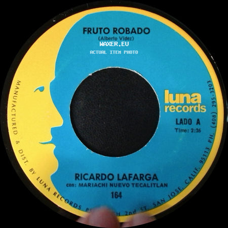 Ricardo Lafarga / Ricardo Lafarga Con Mariachi Nuevo Tecalitlan - Fruto Robado / Lo Siento Por Ti side A