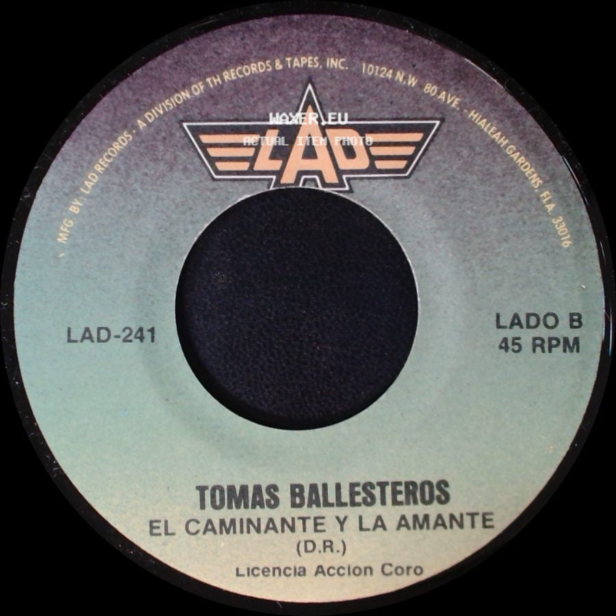 Tomas Ballesteros - Muñeca De Cuerda Sin Fin / El Caminante Y La Amante side B