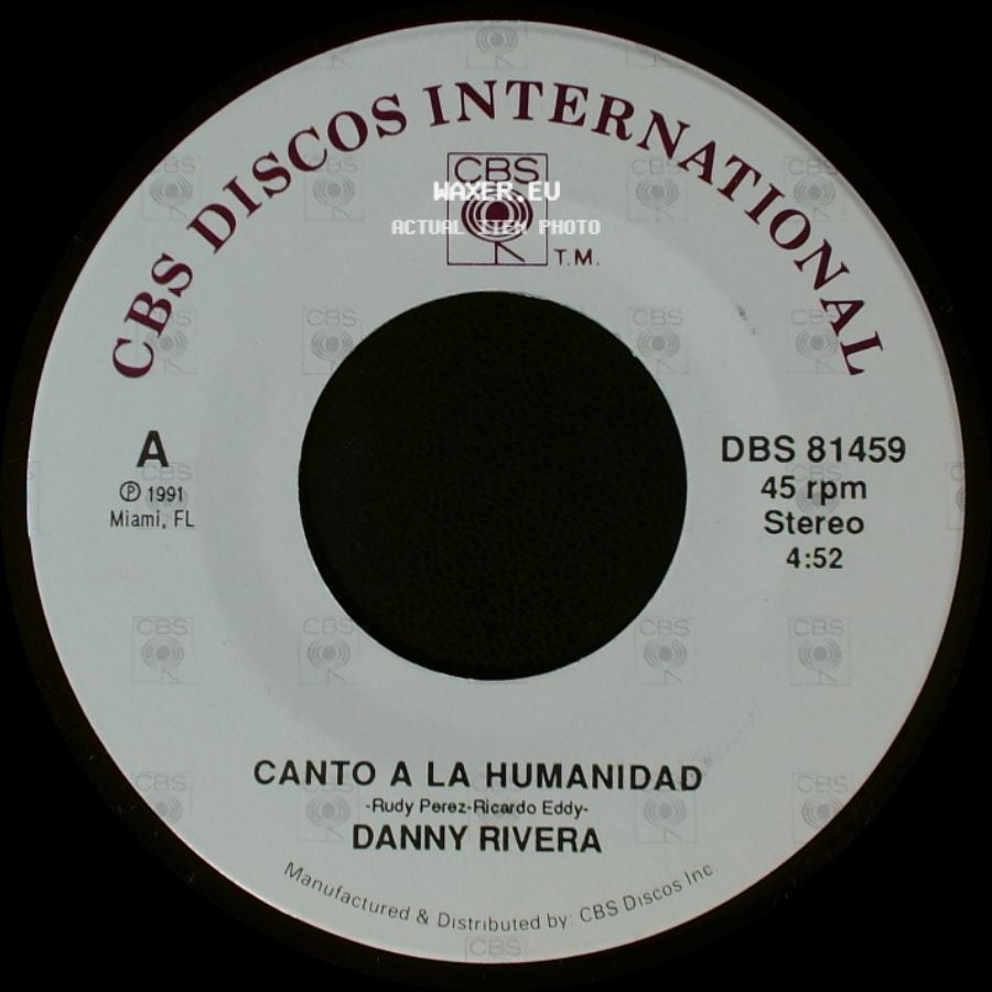 Danny Rivera - Canto A La Humanidad / Bomba side A