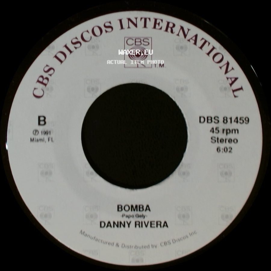 Danny Rivera - Canto A La Humanidad / Bomba side B