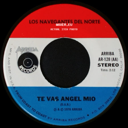 Los Navegantes Del Norte - Te Vas Angel Mio / Mejor Me Voy side A