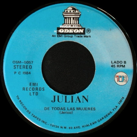 Julian - Niña Magica / De Todas Las Mujeres side B