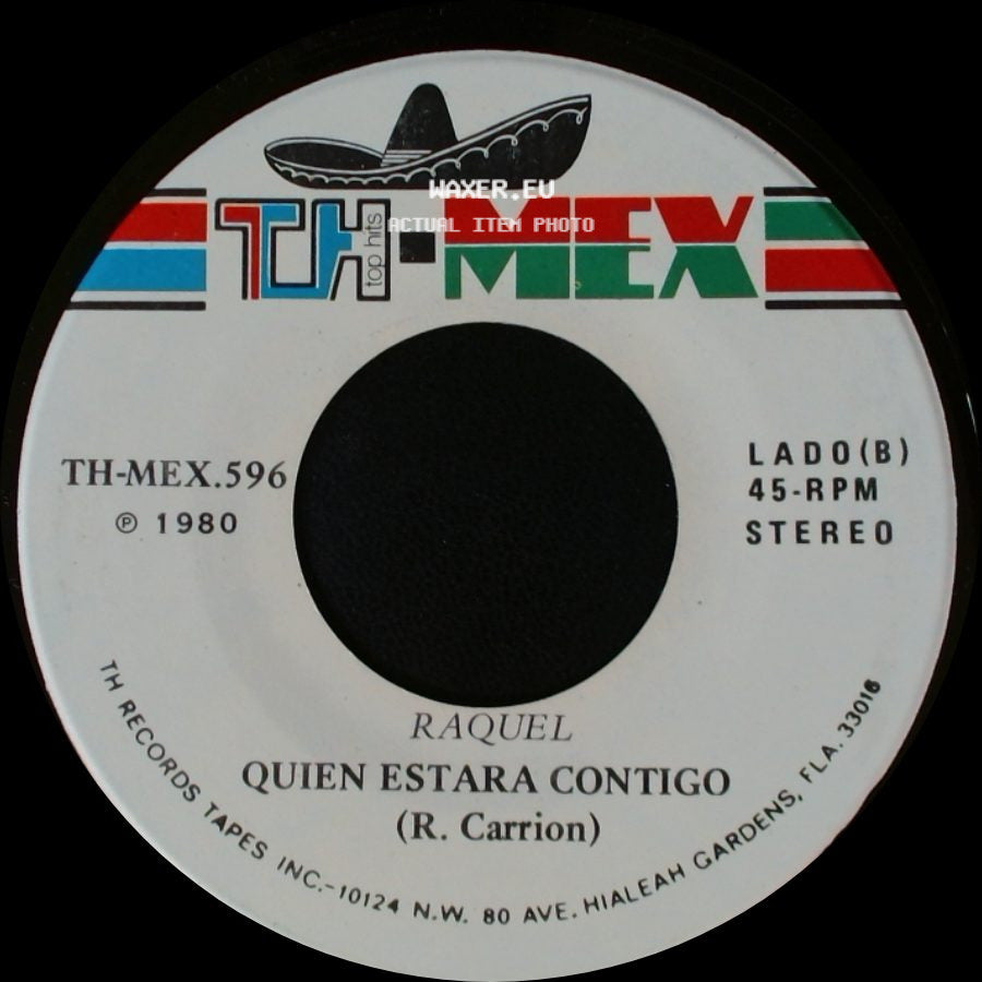 Raquel - Quien Estara Contigo / Tengo Una Cobija side A
