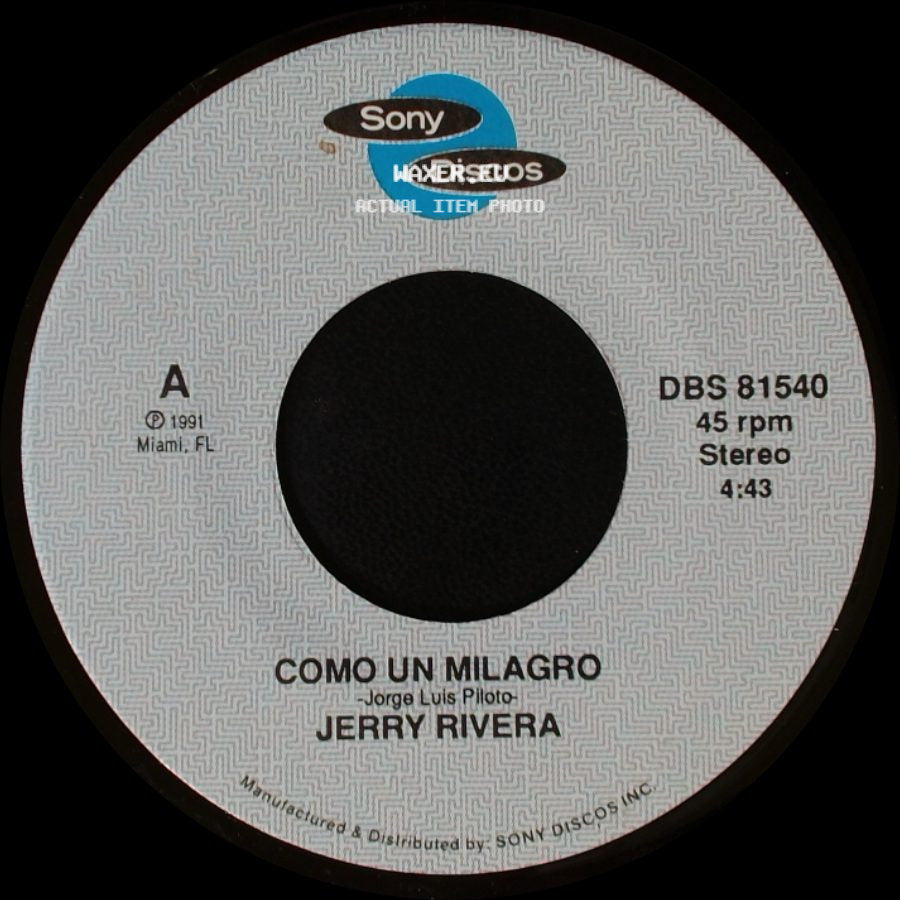 Jerry Rivera - Como Un Milagro / Como Un Milagro side A