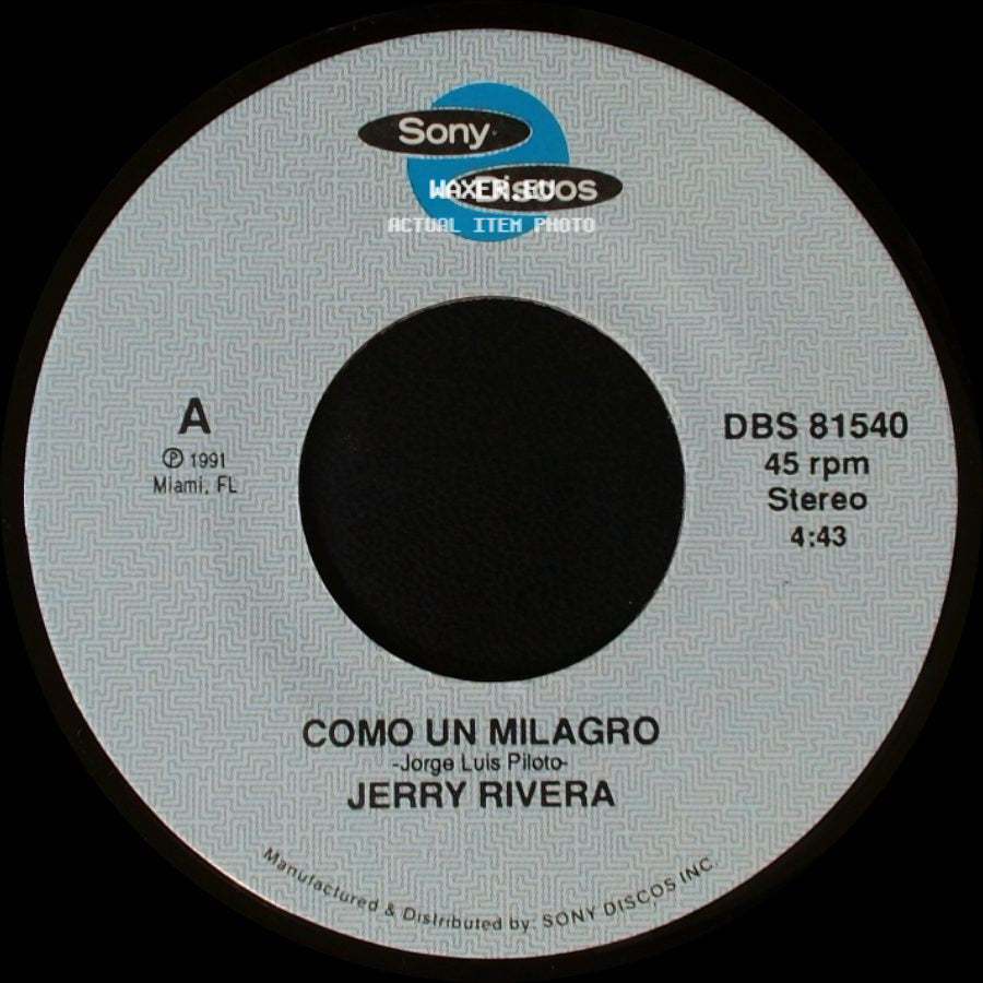 Jerry Rivera - Como Un Milagro / Como Un Milagro side B