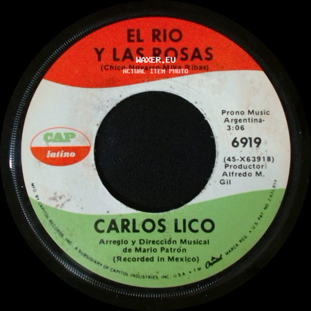 Carlos Lico - El Rio Y Las Rosas / Alma Rota side A