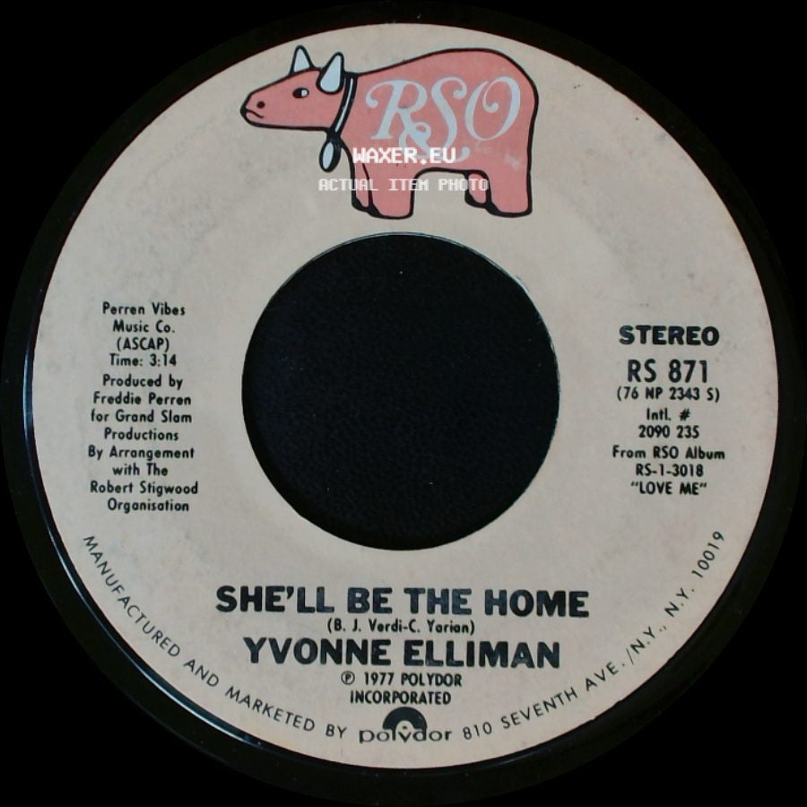 Yvonne Elliman - She'll Be The Home / Hello Stranger side A