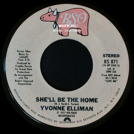 Yvonne Elliman - She'll Be The Home / Hello Stranger side A