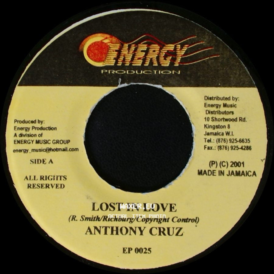 Anthony Cruz - Lost In Love / Minstrel Version side A
